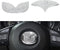 1797 for Mazda Accessories Bling Steering Wheel Emblem Logo Covers 3 6 CX5 MX-5 Miata CX9 CX7 2 CX3 Car Interior Sticker Decal for Women Crystal Silver Pack of 2