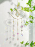 jia ning Sun Catchers Sun Catchers Crystal Light Catchers, Window hangings, Home Decor, Crystal Window Decorations, Rainbow Makers (Four Crystals)