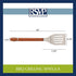 RSVP International Endurance BBQ Grill Spatula Flipper, 18" | Flip Burgers & Other Food w/ Long Handle that Keeps Hands Safe from Fire | Made from Stainless Steel & Rosewood