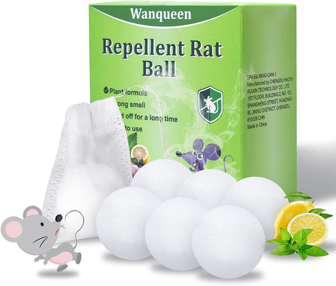 6 Pack Mouse Repellent Rodent Repellent, Peppermint Oil to Repel Mice and Rats, Mice Repellent Pest Insect Control