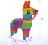 GIFTEXPRESS 6 Pack 4"X7" Mini Donkey Pinata, Little Rainbow Llama Pinata for Birthday, Cinco De Mayo, Fiestas Decorations Party Favors