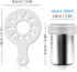 3 Pack Stainless Steel Powder Shaker, Coffee Cocoa Dredges with Fine-Mesh Lid, AIFUDA Power Can For Baking Cooking Home Restaurant with 16 Pcs Printing Molds Stencils