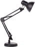 Newhouse Lighting Wright Painted Black Metal Flexible 2-in-1 Weighted Base and Clamp Mount Swing Arm Wright Architect Desk Lamp with Energy-Efficient 5-Watt LED Bulb