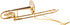 Broadway Gifts Gold Trombone Christmas Tree Ornament Decoration 4 inches