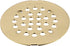 TRUSTMI 4-1/4 Inch Snap-in Shower Floor Drain Replacement Cover, Brushed Gold