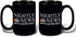 NBC Nightly News with Lester Holt Logo Ceramic Mug, Black 15 oz