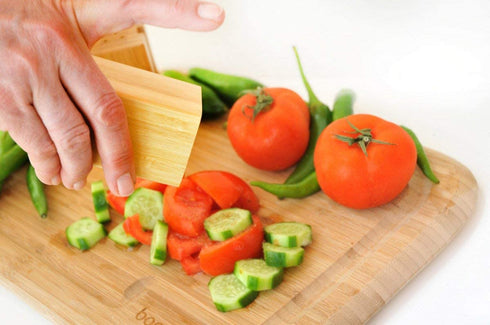 Natural Bamboo Wood Salt and Pepper Shakers