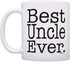 Uncle Father's Day Gift Best Uncle Ever Mug Uncle Birthday Gift for Uncles Coffee Mug Tea Cup White