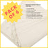 100 Percent Cotton Muslin Drawstring Bags 6/12/24 Pack For Storage Pantry Gifts Shoes