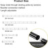 Black Curtain Rods for Windows 28 to 86 Inch - 1 Inch Small Curtain Rod with Window Treatment Hardware - Easy Instal Simple Outdoor Curtain Rod for Patio Door Bedroom