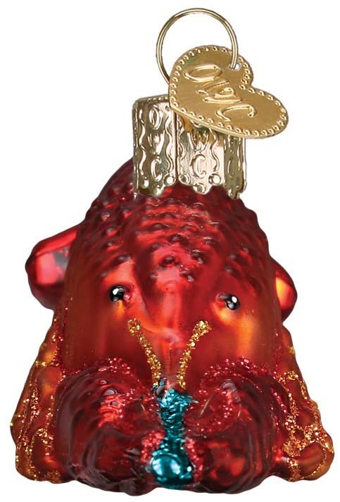 Old World Christmas Crab and Lobsters Glass Blown Ornaments for Christmas Tree Crawfish