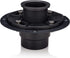 Shower Drain Base with Adjustable Ring + Rubber Coupler for Linear Shower Drain Installation
