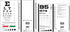 Snellen and Rosenbaum Pocket Eye Chart - Pack of 2 Cards