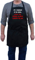 My Cooking Is So Good Funny Kitchen Aprons, Black, 2 Pockets, Adjustable Neck Strap