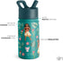 Simple Modern Disney Moana Toddler Water Bottle with Straw Lid | Reusable Insulated Stainless Steel Kids Cup | Summit Collection | 10oz, Moanas Village