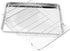 Bastwe Baking Sheet and Cooling Rack Set, Stainless Steel Commercial Grade Cookie Sheet and Rack Set, 12.5 x 10 x 1 inch, Healthy & Nontoxic & Rustproof & Easy Clean & Dishwasher Safe