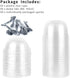 9oz Disposable Plastic Cups with Dome Lids (No Hole),50 pack Dessert Cups for Plastic Fruit, Ice Cream Cake and Mini Snack Bowls€¦