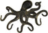Swimming Octopus Antique Bronze Finish Decorative Wall Hook