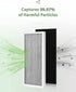 Future Way Upgraded 2 HEPA + 8 Carbon Filter Set Compatible with Hamilton Beach 04383, 04384, 04385 Air Purifier, Part# 990051000