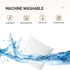 Acanva 16 x 16 Premium Hypoallergenic Polyester Stuffer Square Form Sham Throw Pillow Inserts, 16 in, White 2 Count