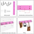 Wall Mounted Coat Rack Ethuh Rustic Wall Hook Solid Wood Hat Hanger Entryway Hanging Coat Rack4 Silver Metal for Entryway, only 1screws to Hold The Hooks Rack (Pink Nickel-Plated)