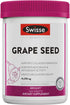 Swisse Grape Seed Extract Capsules Antioxidant Herbal Supplement | Grapeseed Polyphenols + Antioxidant Vitamin C | Promotes Skin Health & Collagen Production | 300 Tablets
