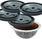 4 REUSABLE COFFEE CAPSULE DISCS: refillable for VERTUOLINE & VERTUO capsules pods, compatible with NESPRESSO VERTUOLINE & VERTUO pods, 4 DISC SET for capsule SIZE 1.35/2.70/5.07/7.77/14.00 FL OZ