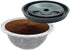 4 REUSABLE COFFEE CAPSULE DISCS: refillable for VERTUOLINE & VERTUO capsules pods, compatible with NESPRESSO VERTUOLINE & VERTUO pods, 4 DISC SET for capsule SIZE 1.35/2.70/5.07/7.77/14.00 FL OZ