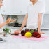 Nuovoware Silicone Dish Drying Mat, 16" x 14" Large Mat, Pink Kitchen Accessories, Easy Clean Dishwasher Safe Heat-Resistant Countertop Protection Trivet Multifunctional Kitchen Heat Proof Mat - Pink