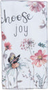 Kay Dee Designs Kitchen Towel Set (2 pc) - Choose Joy and Live Simply - Terry Hand Towels,White