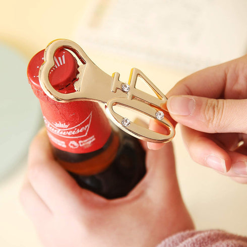 Set of 12 Creative Bottle Openers for 40th Birthday Party Favors or 40th Wedding Anniversary Party Gifts 40 Birthday Party Favors Souvenirs Decorations for Guests (12, Gold 40th)