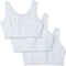 Fruit of the Loom Women's Tank Style Sports Bra - 3 Pack 9012 44 White/Black/Grey