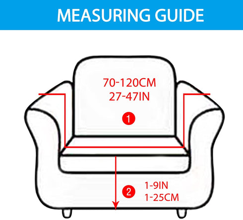 Stretch Sofa Cover with Skirt Country Style Slipcovers 1 Piece Couch Covers for Living Room