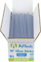 AdTech 10 inch Hot Sticks Full-Size Multi-Temp 5-lb Box All-Purpose Glue Sticks-7/16 X10 5lb, 5 POUND, Clear