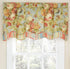 Waverly Spring Bling Valances for Windows Rod Pocket Curtains for Kitchen and Living Room, 52" x 18", Vapor