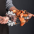 ZSooner BBQ Steel Metal Roaster Rotisserie Skewers Needle Cage Oven Kebab Maker Grill