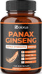 Korean Red Panax Ginseng + Ginkgo Biloba, 2800mg Highest Potency with Ashwagandha, Beetroot, Green Tea Extract, Boost Energy, Mood, Focused Strength, Enhanced Stamina Performance., 120 Capsules