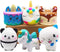 YOAUSHY 6 Pcs Squishies Toy Jumbo Slow Rising Unicorn Horse,Cake,Unicorn Donut,Panda,Spoon Cat Set for Kids Party Favors Stress Relief Toys