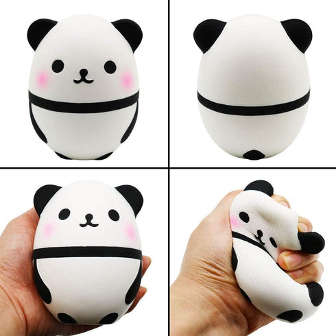 YOAUSHY 6 Pcs Squishies Toy Jumbo Slow Rising Unicorn Horse,Cake,Unicorn Donut,Panda,Spoon Cat Set for Kids Party Favors Stress Relief Toys