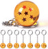 CheeseandU 7Pack Dragon Ball Star Acrylic Keychains 2.7cm Crystal Play Ball 7 Stars Anime Keyring Pendant Anime Collectibles Ideal Gift for Kids Bday Gift DBZ Fun