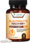 Electrolyte Hydration Tablets - Keto Friendly Zero Calorie Electrolytes Supplement for Rapid Rehydration & Recovery, Gluten-Free with Potassium and Magnesium for Sports and Exercise - 60 Capsules