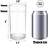 Golemas Plastic Drinking Glasses Set of 6, Reusable Acrylic Highball Tall Water Tumblers Glassware Sets, Dishwasher Safe Suitable for Bar, Home, Kitchen, Party, Outside(17 Ounce, Set of 6)