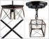 Briarwood Collection 1-Light Coastal Mini-Pendant Light Antique Bronze