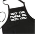 ApronMen, May the Fork BBQ Grill Adjustable Apron for Men, One Size