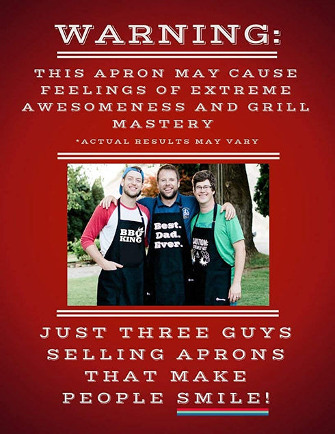 ApronMen, Stressed Desserts BBQ Grill Adjustable Apron for Men, One Size