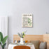 Motivational Quotes Wall Art- Plant Print 7 Rules of Life Inspirational Motto Canvas Print Home Office Wall D©cor