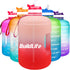 BuildLife Gallon Motivational Water Bottle Wide Mouth with Straw & Time Marked to Drink More Daily - BPA Free Reusable Gym Sports Outdoor Large 128OZ/73OZ Capacity