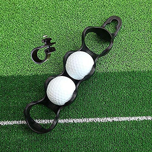 RE GOODS Golf Ball Holder - Holds 4 Golf Balls, Easy Attachment to Bag or Cart, Gift Accessories for Men and Women
