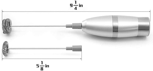 Milk Frother Handheld, Original Foam Maker for Lattes, Automatic Whisk Drink Mixer for Coffee, Mini Electric Foamer Cappuccino, Macchiato, Hot Chocolate, Tea, Frappe, Matcha, Protein Powder Beverage