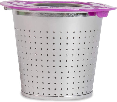 Cafe Flow Stainless Steel Reusable Metal Coffee Pod Refillable Filter Cup - Compatible with Keurig 1.0, 2.0, K-Mini, K-Duo, K-Slim & Select Single K Cup Coffee Makers (See Compatibility Chart)